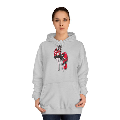 Space Warrior Husk College Hoodie