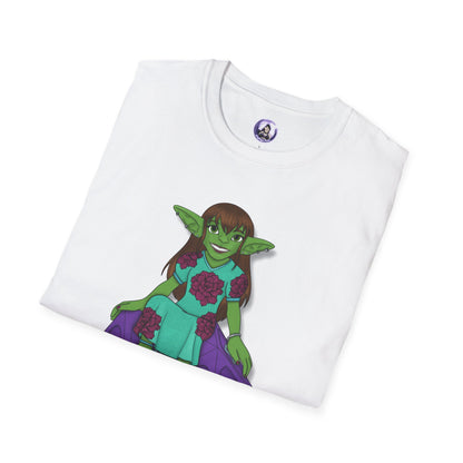 Goblin on a d20 Unisex Softstyle T-Shirt