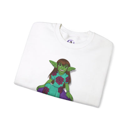 Goblin on a d20 Unisex Heavy Blend™ Crewneck Sweatshirt