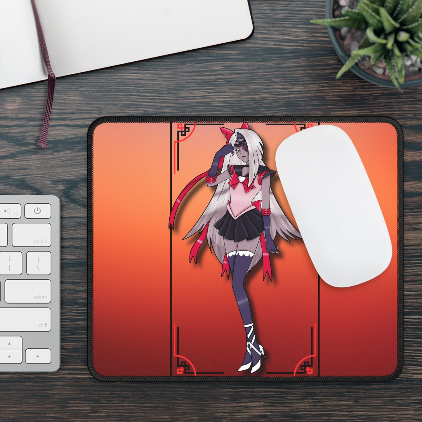 Space Warrior Vaggie Gaming Mouse Pad