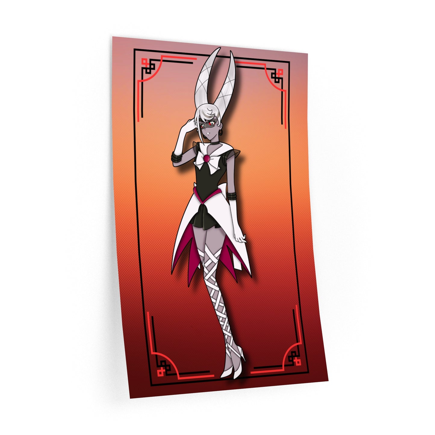 Space Warrior Carmilla Wall Decals