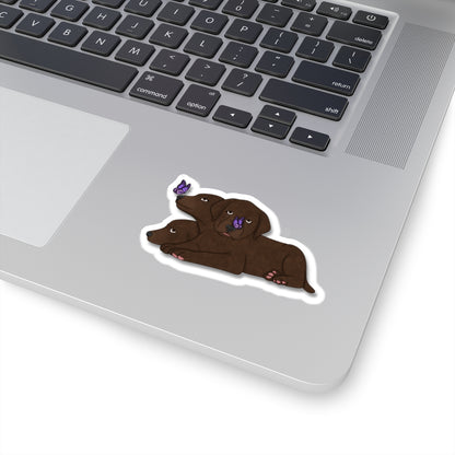 Cerberus Puppy Kiss-Cut Stickers