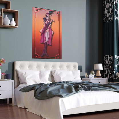 Space Warrior Susan Indoor and Outdoor Silk Posters