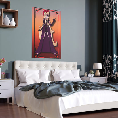 Space Warrior    Lilith Indoor and Outdoor Silk Posters