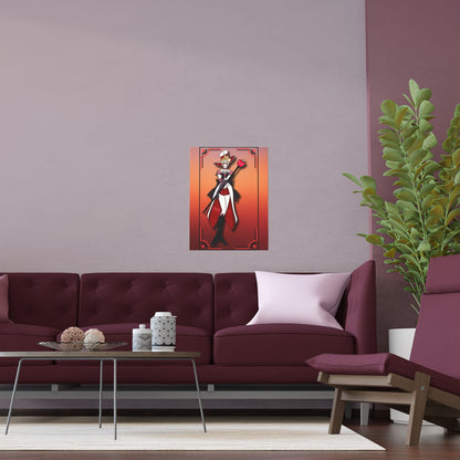 Space Warrior Lucifer Indoor and Outdoor Silk Posters