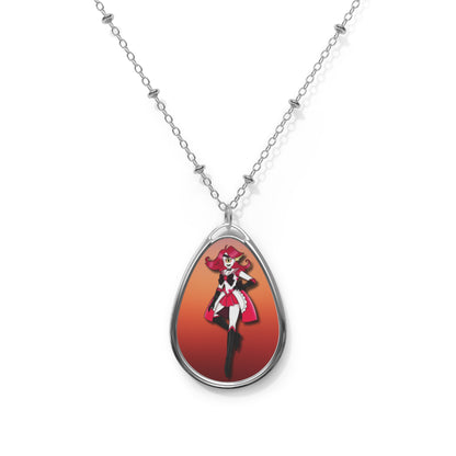 Space Warrior Niffty Oval Necklace