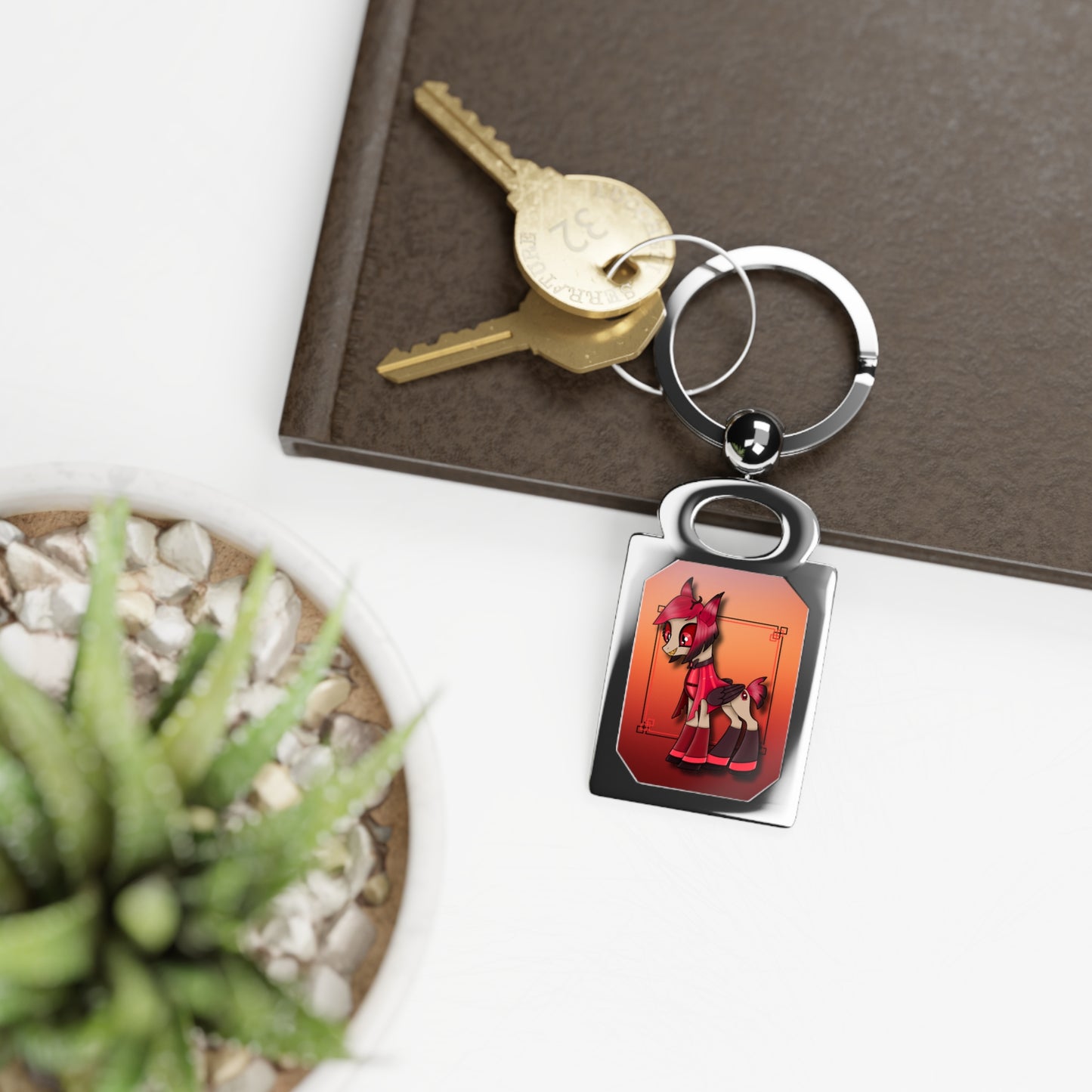 Pony Alastor Rectangle Keyring