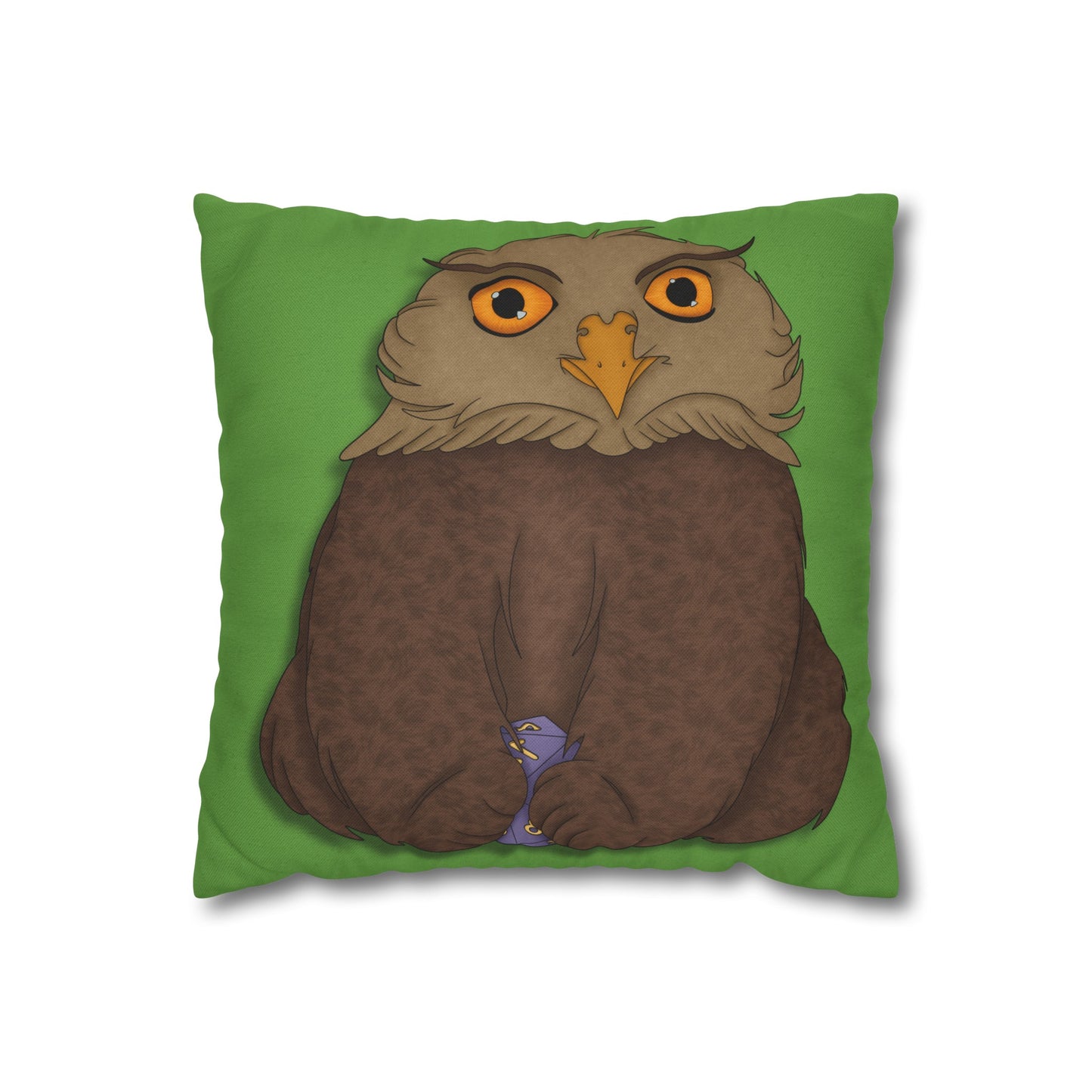 Owlbear Cub Spun Polyester Square Pillowcase