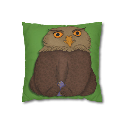 Owlbear Cub Spun Polyester Square Pillowcase