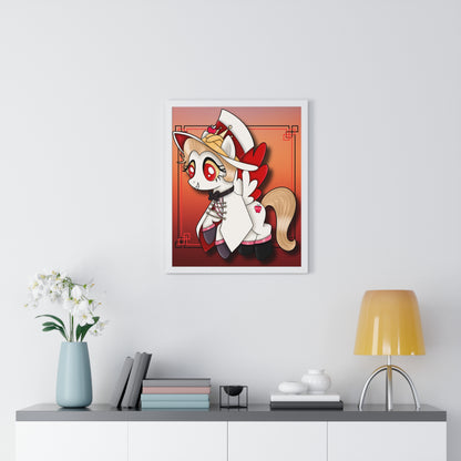 Pony Lucifer Vertical Framed Poster