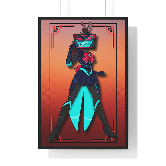 Space Warrior Vox Vertical Framed Poster