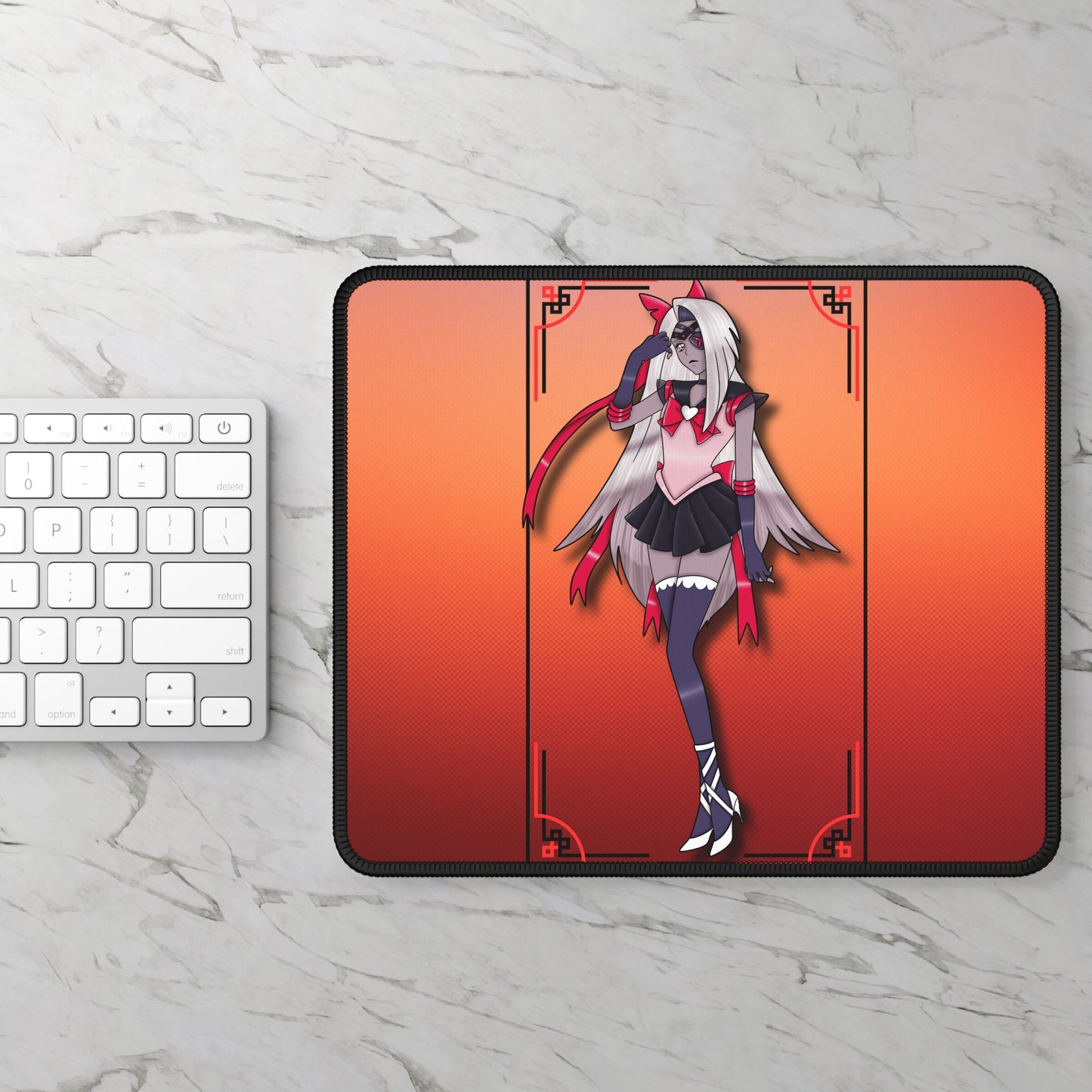 Space Warrior Vaggie Gaming Mouse Pad