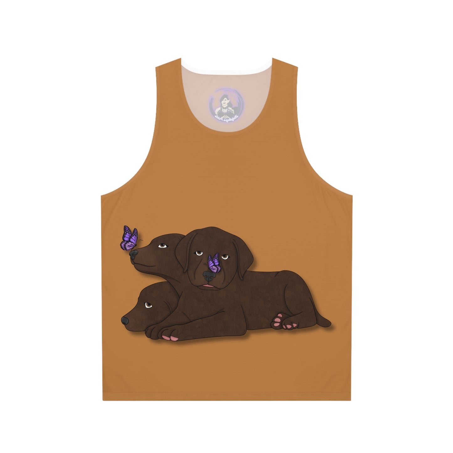 Cerberus Puppy Unisex Tank Top