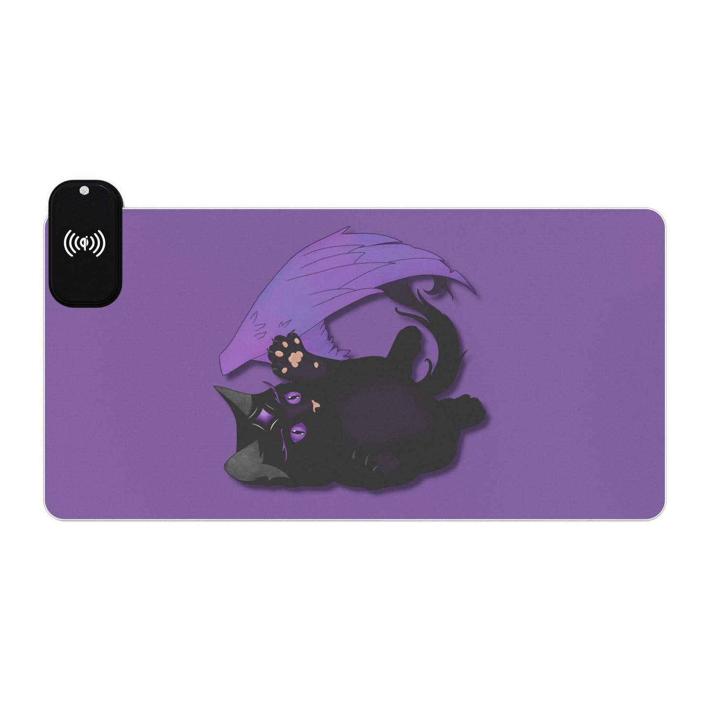 Winged Kitten LED Gaming Mouse Pad