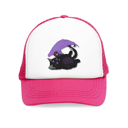 Winged Kitten Mesh Cap