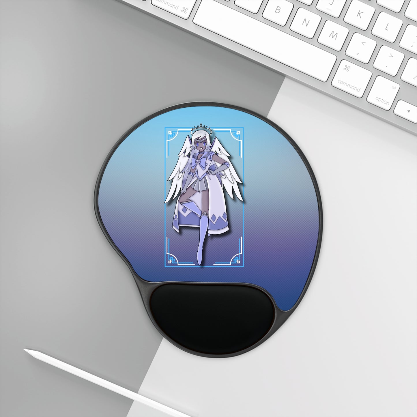 Space Warrior Emily Mouse Pad With Wrist Rest