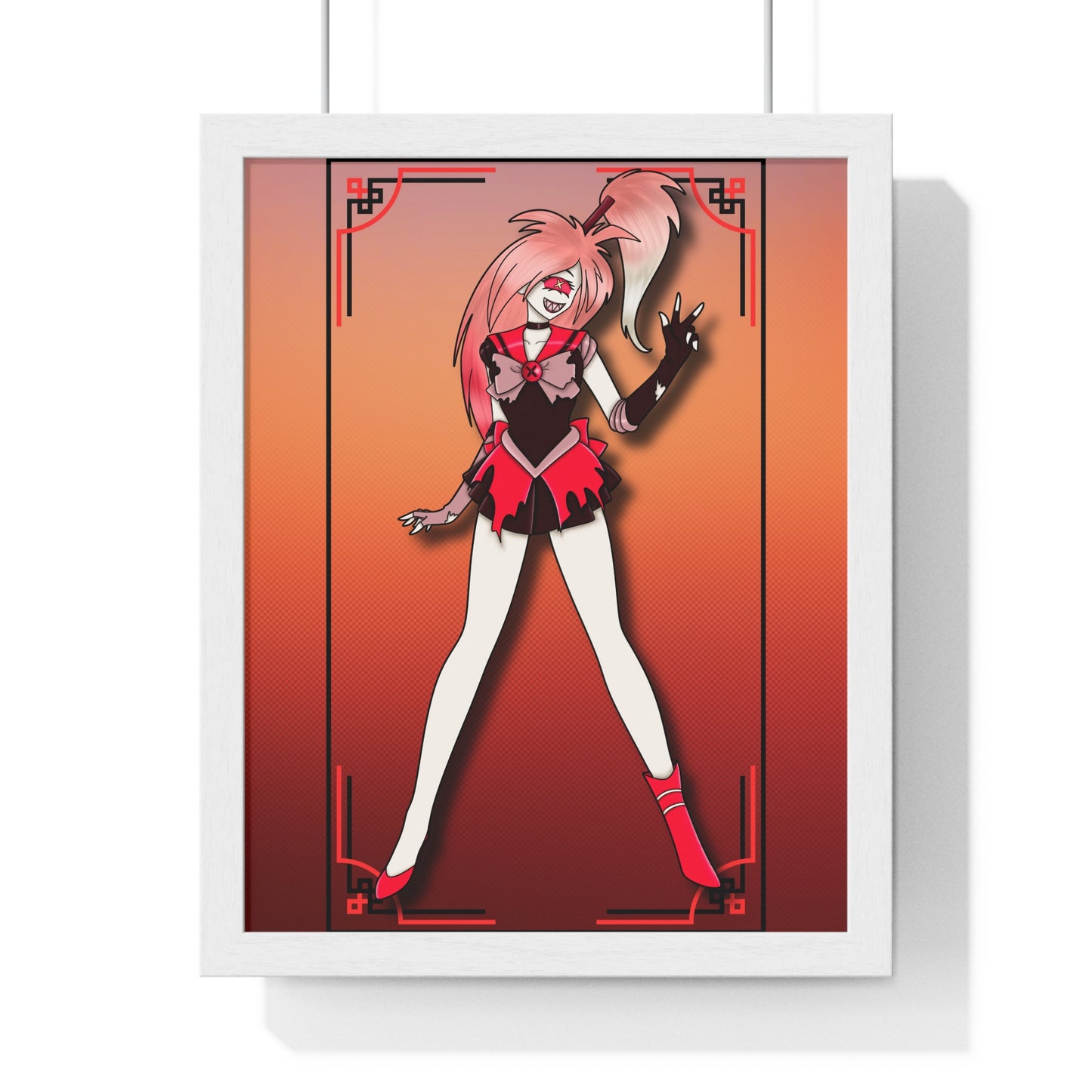 Space Warrior Cherri Bomb Vertical Framed Poster