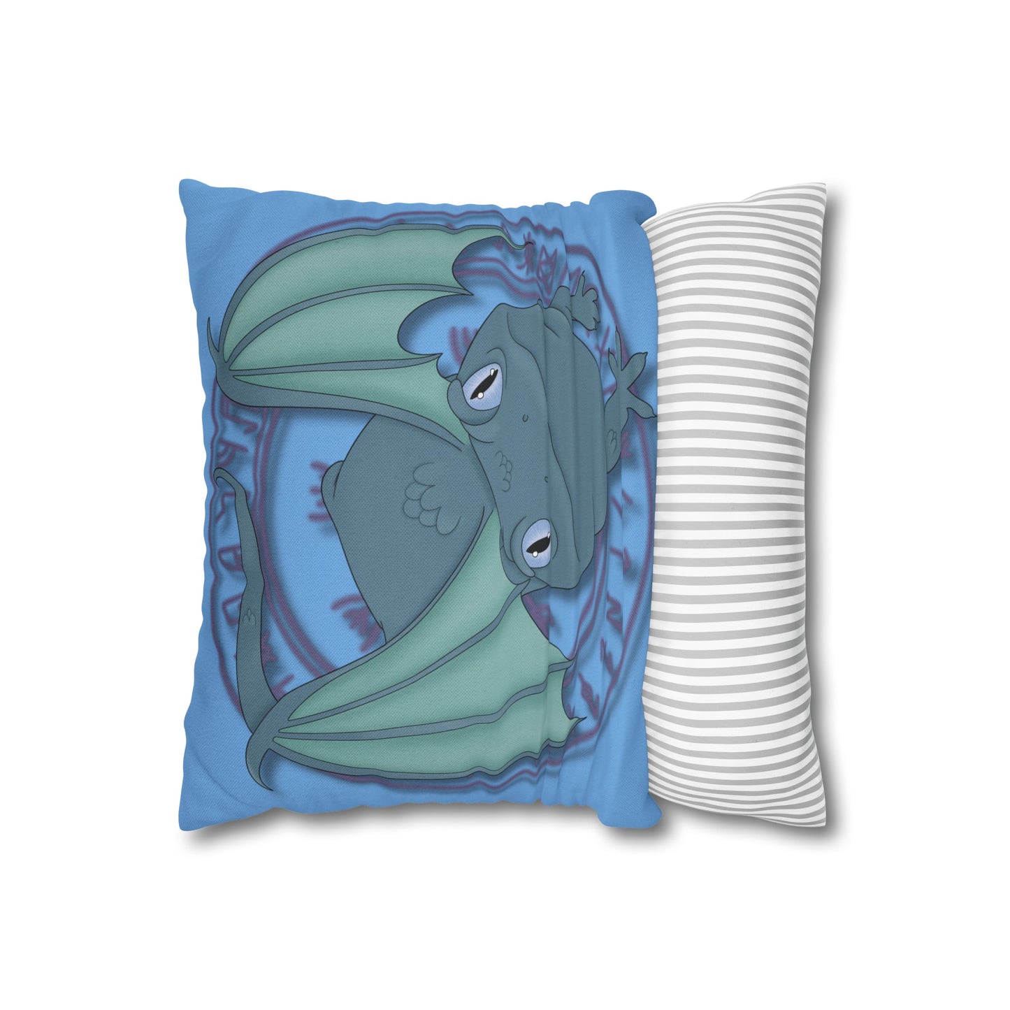 Baby Dragon Spun Polyester Square Pillowcase