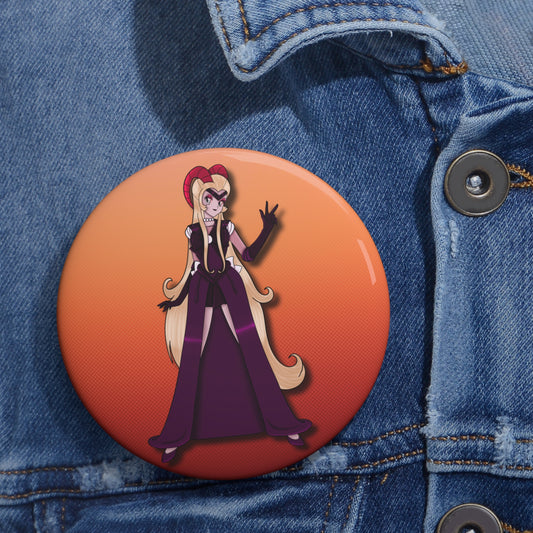 Space Warrior Lilith Pin Button