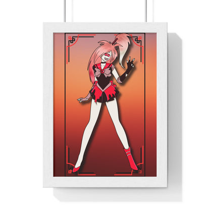 Space Warrior Cherri Bomb Vertical Framed Poster