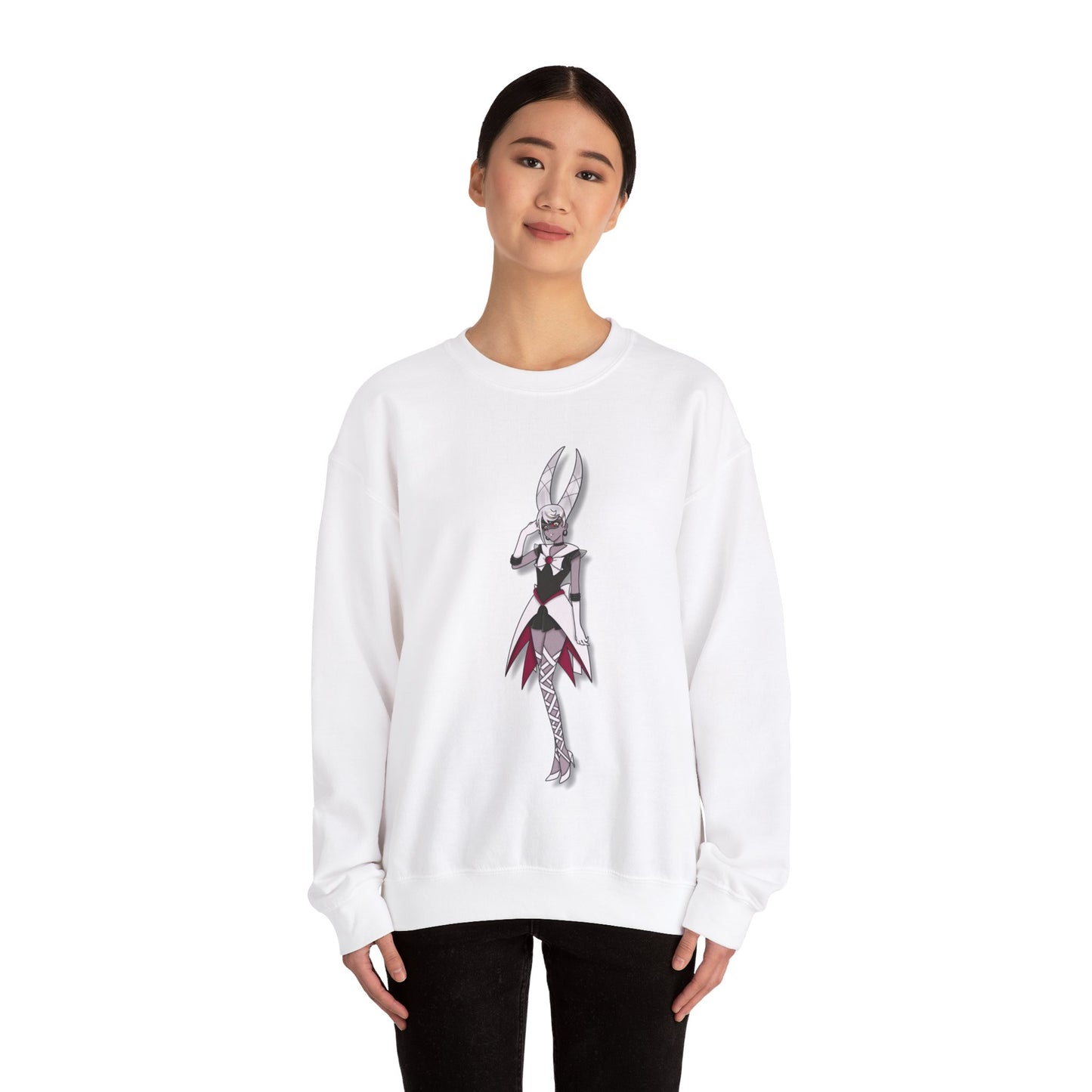 Space Warrior Carmilla Heavy Blend™ Crewneck Sweatshirt