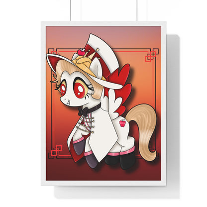 Pony Lucifer Vertical Framed Poster