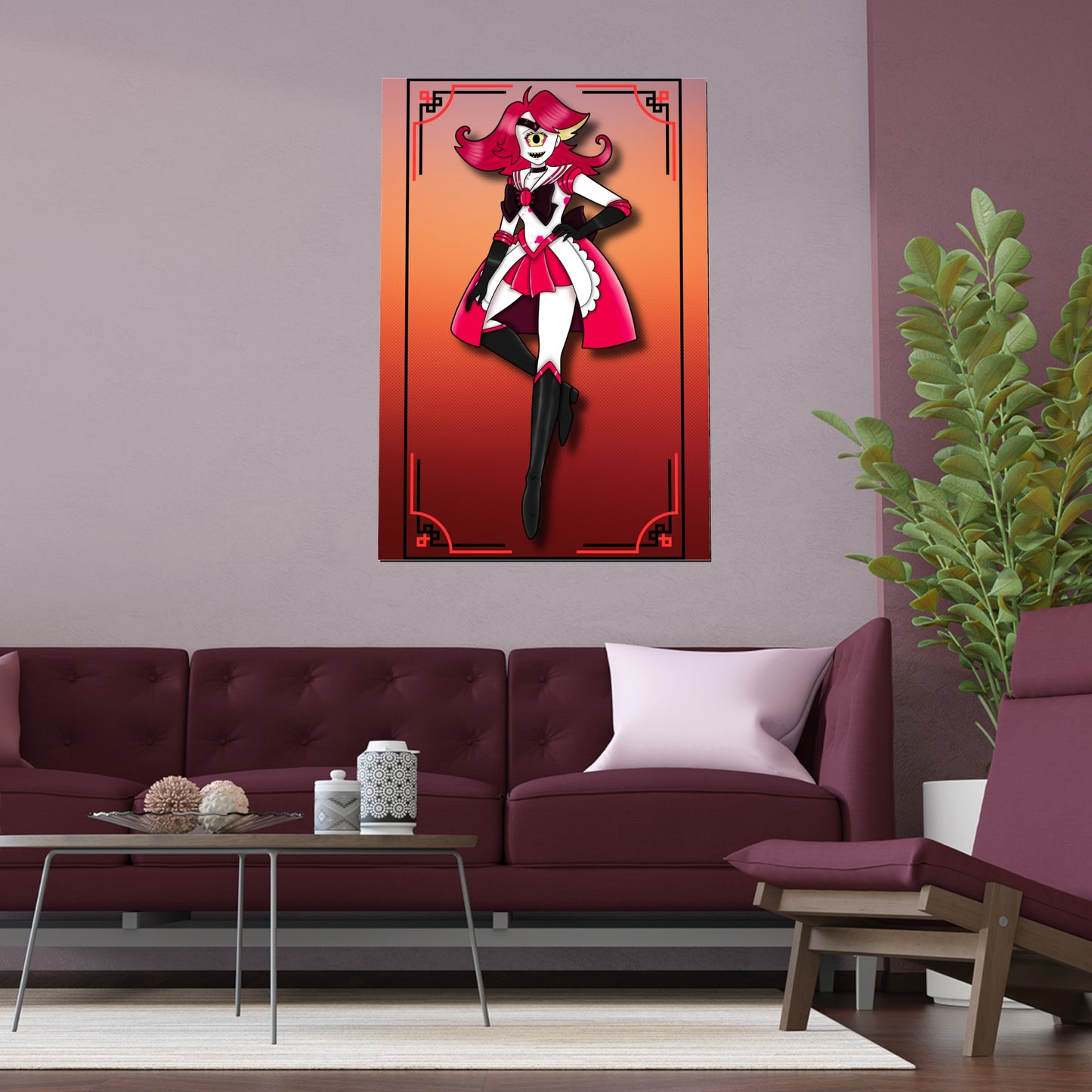 Space Warrior Niffty Indoor and Outdoor Silk Posters