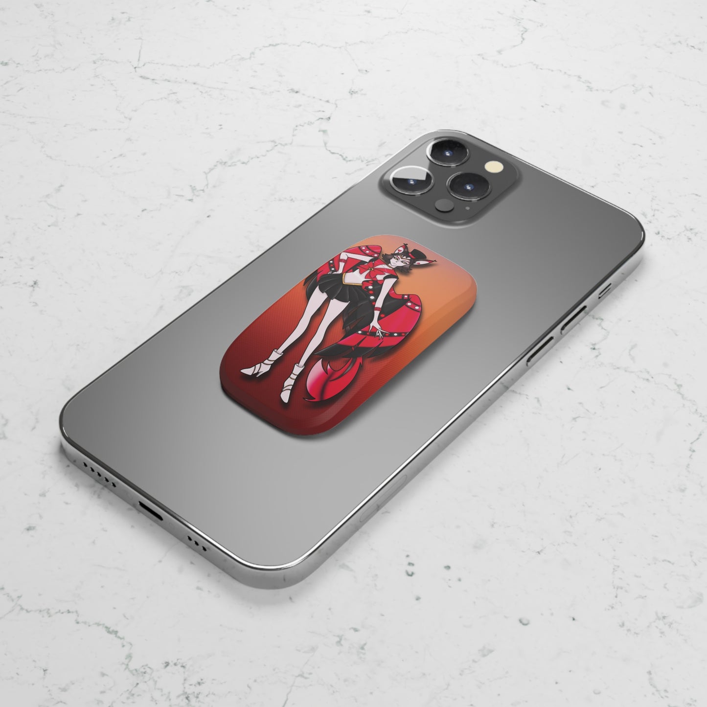 Space Warrior Husk Phone Click-On Grip