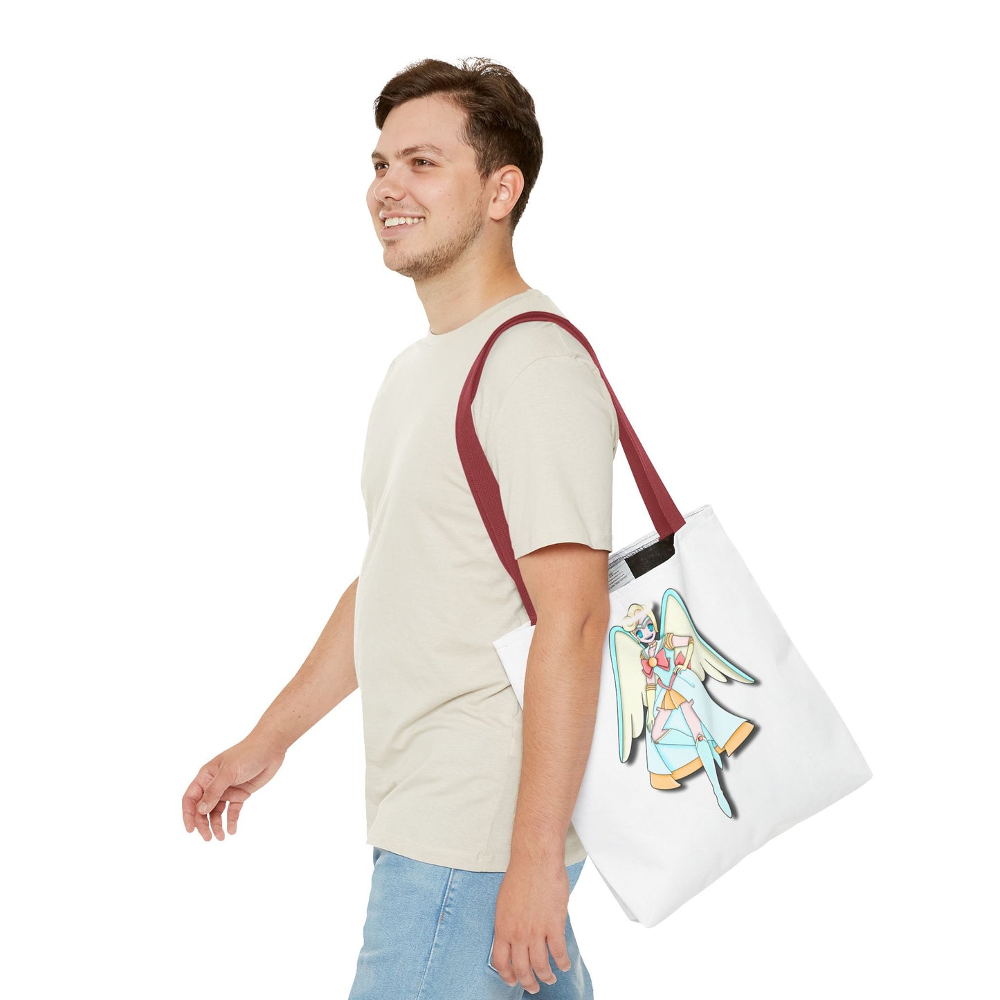 Space Warrior Saint Peter Tote Bag