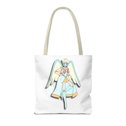 Space Warrior Saint Peter Tote Bag