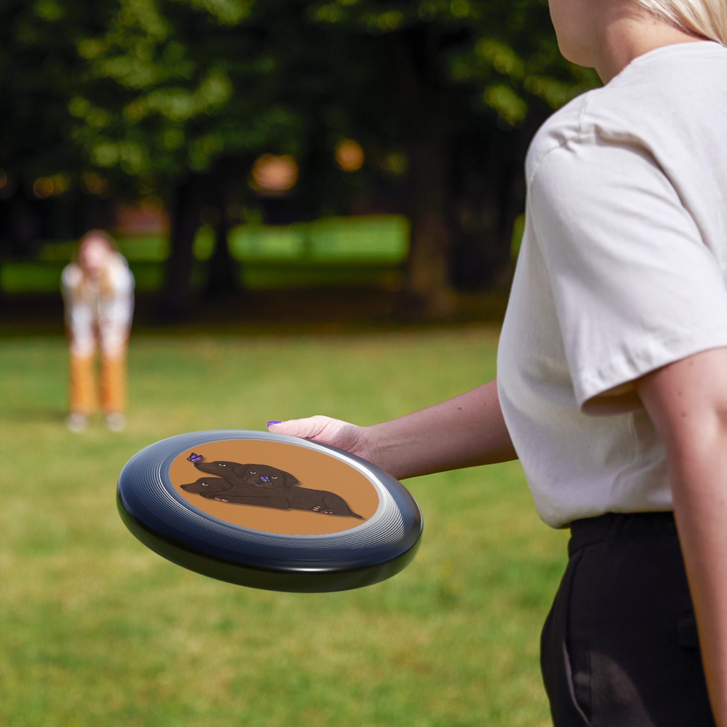 Cerberus Puppy Wham-O Frisbee