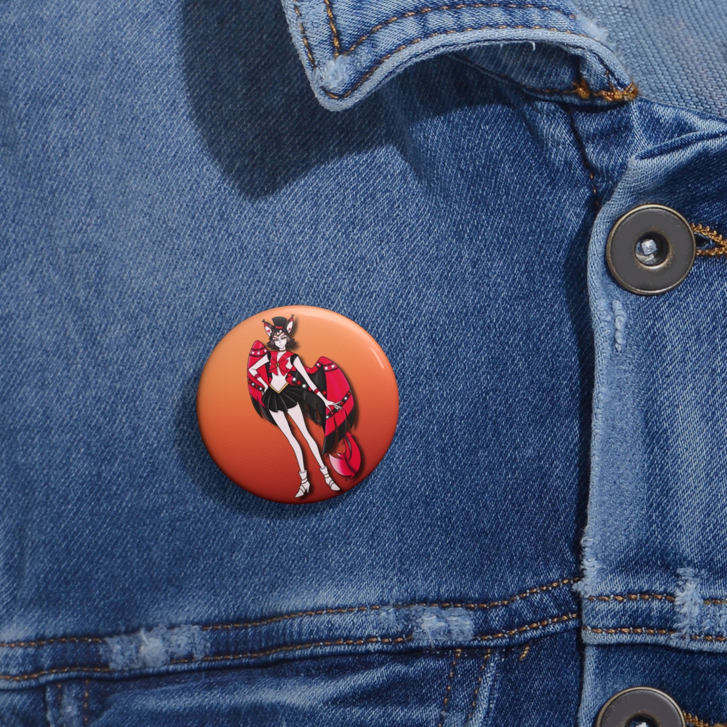 Space Warrior Husk Pin Button