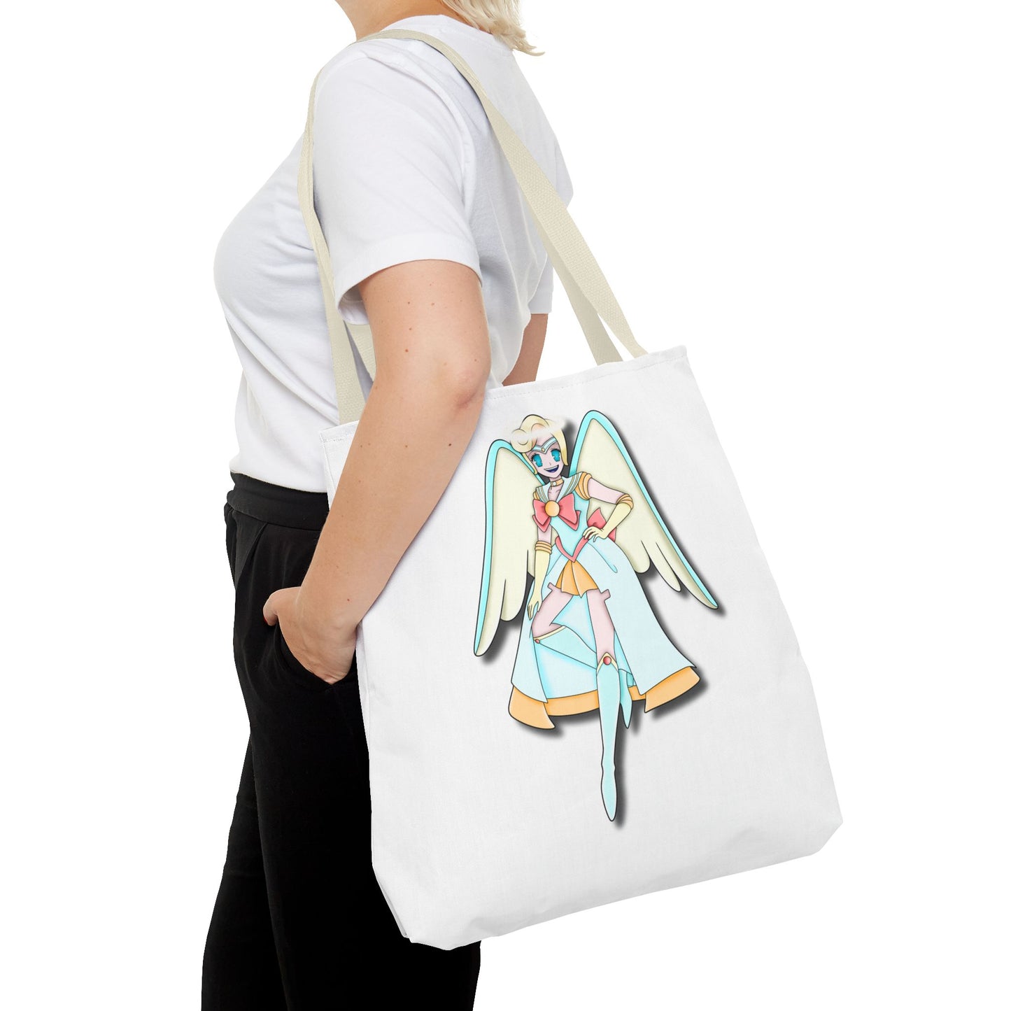 Space Warrior Saint Peter Tote Bag