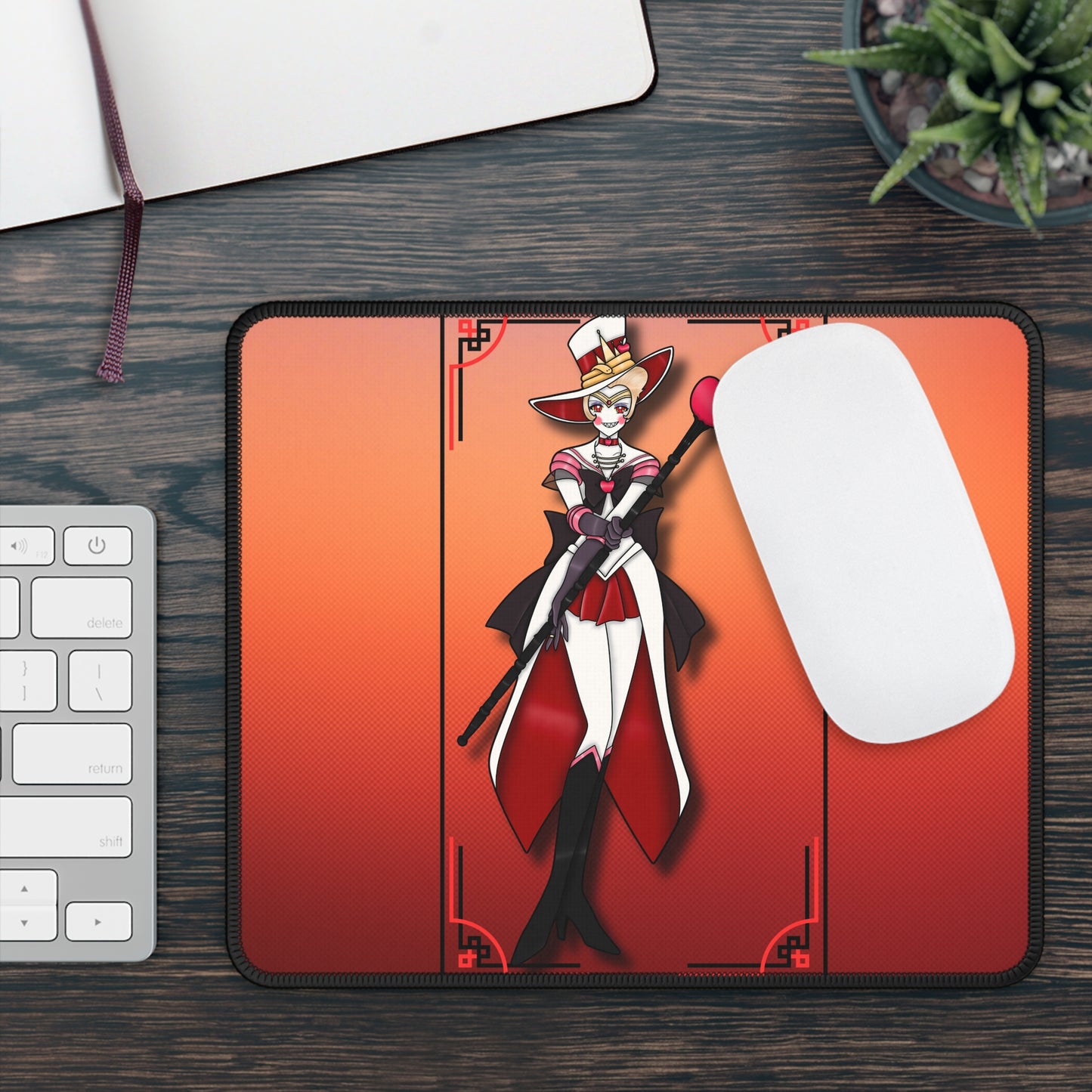 Space Warrior Lucifer Gaming Mouse Pad