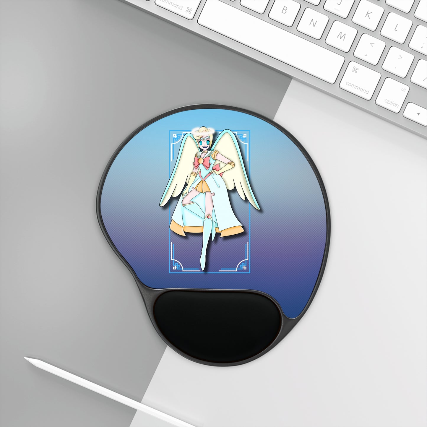 Space Warrior Saint Peter Mouse Pad With Wrist Rest