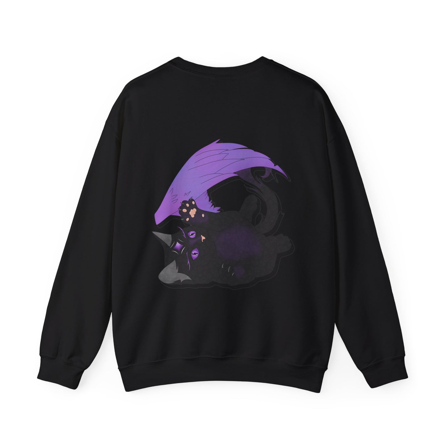 Winged Kitten Unisex Heavy Blend™ Crewneck Sweatshirt