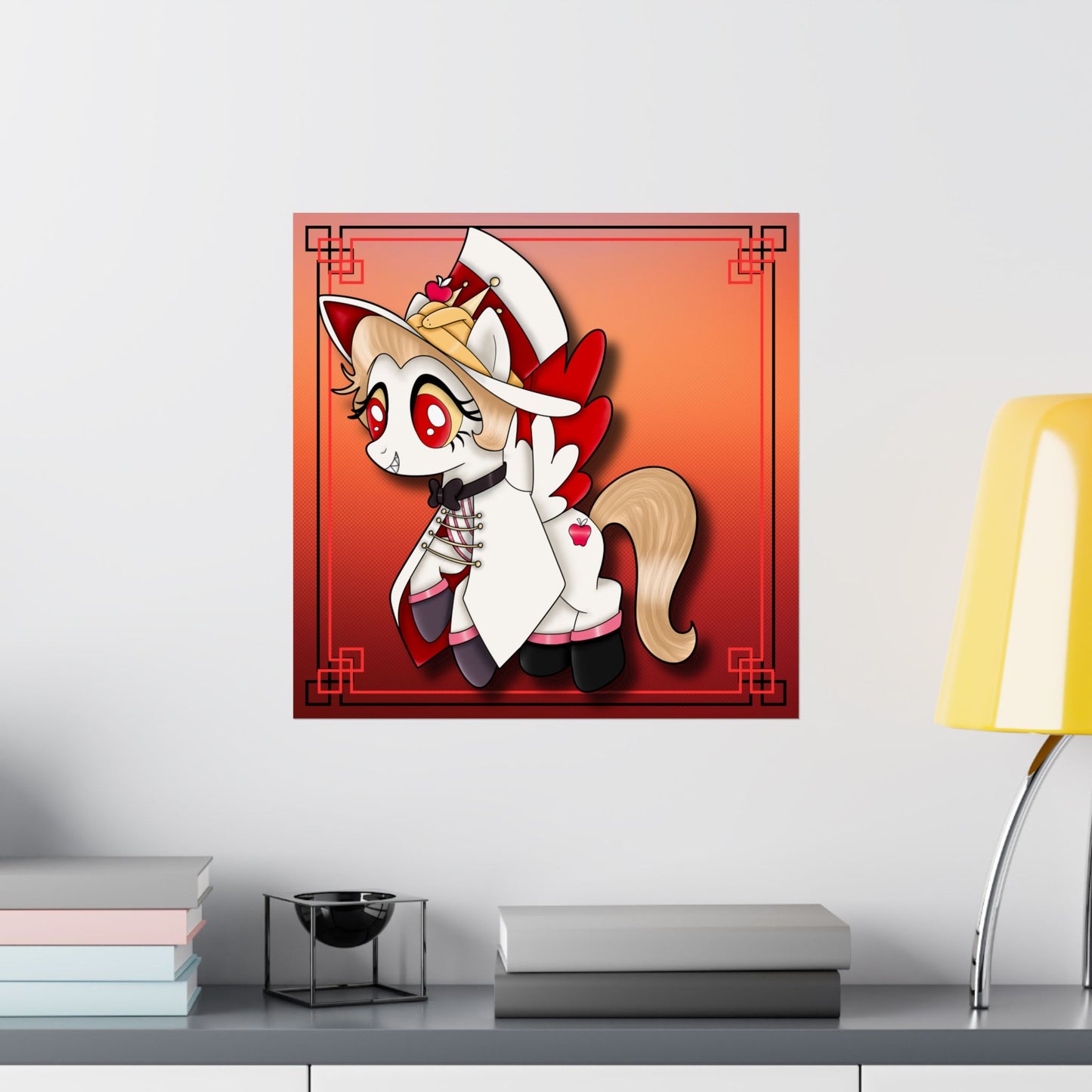 Pony Lucifer Matte Vertical Posters