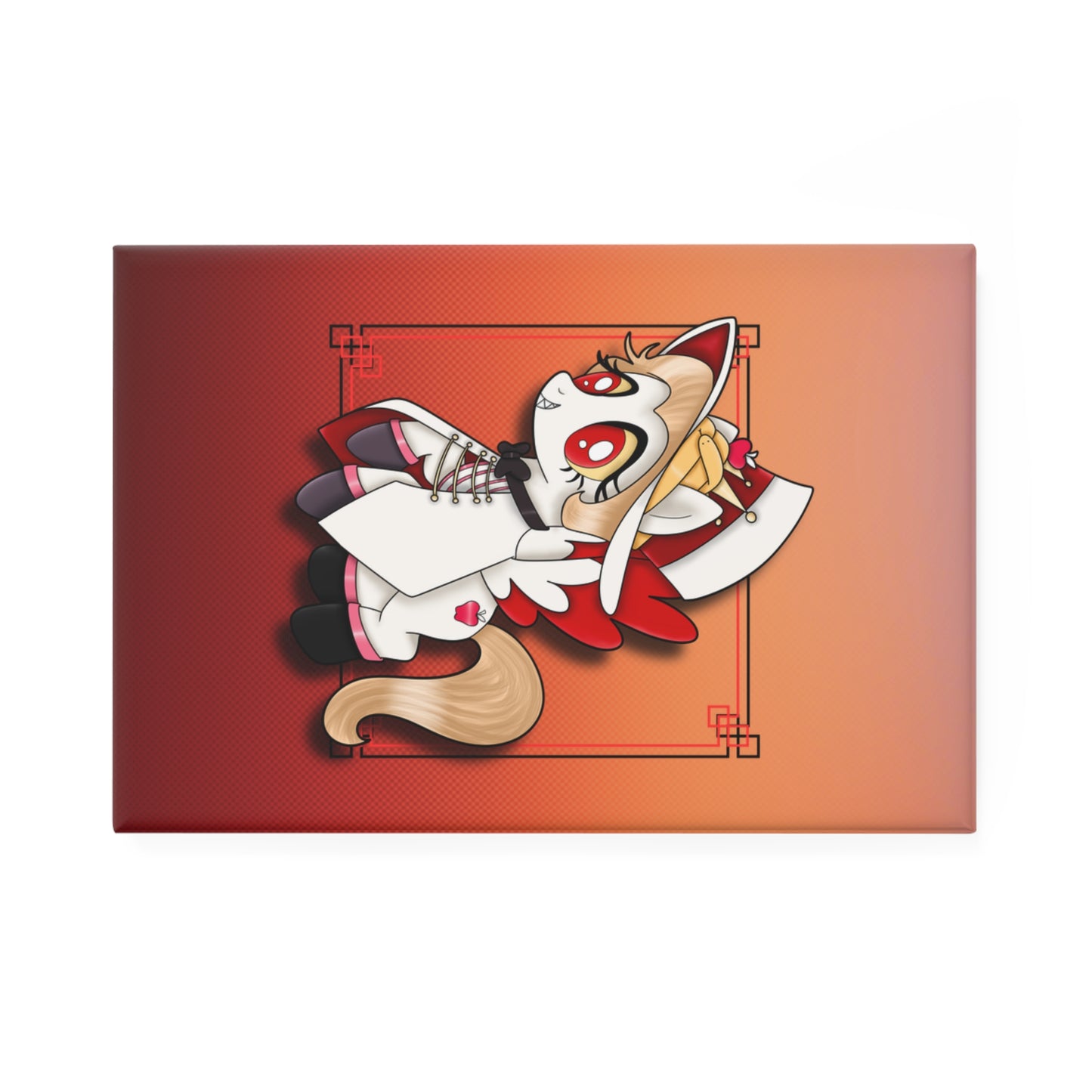 Pony Lucifer Button Magnet