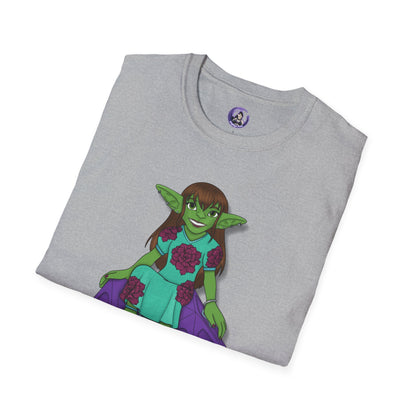 Goblin on a d20 Unisex Softstyle T-Shirt