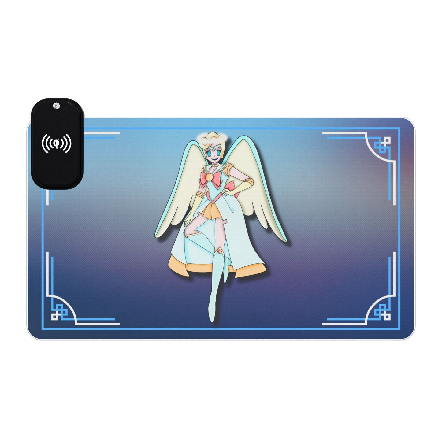 Space Warrior Saint Peter LED Gaming Mouse Pad