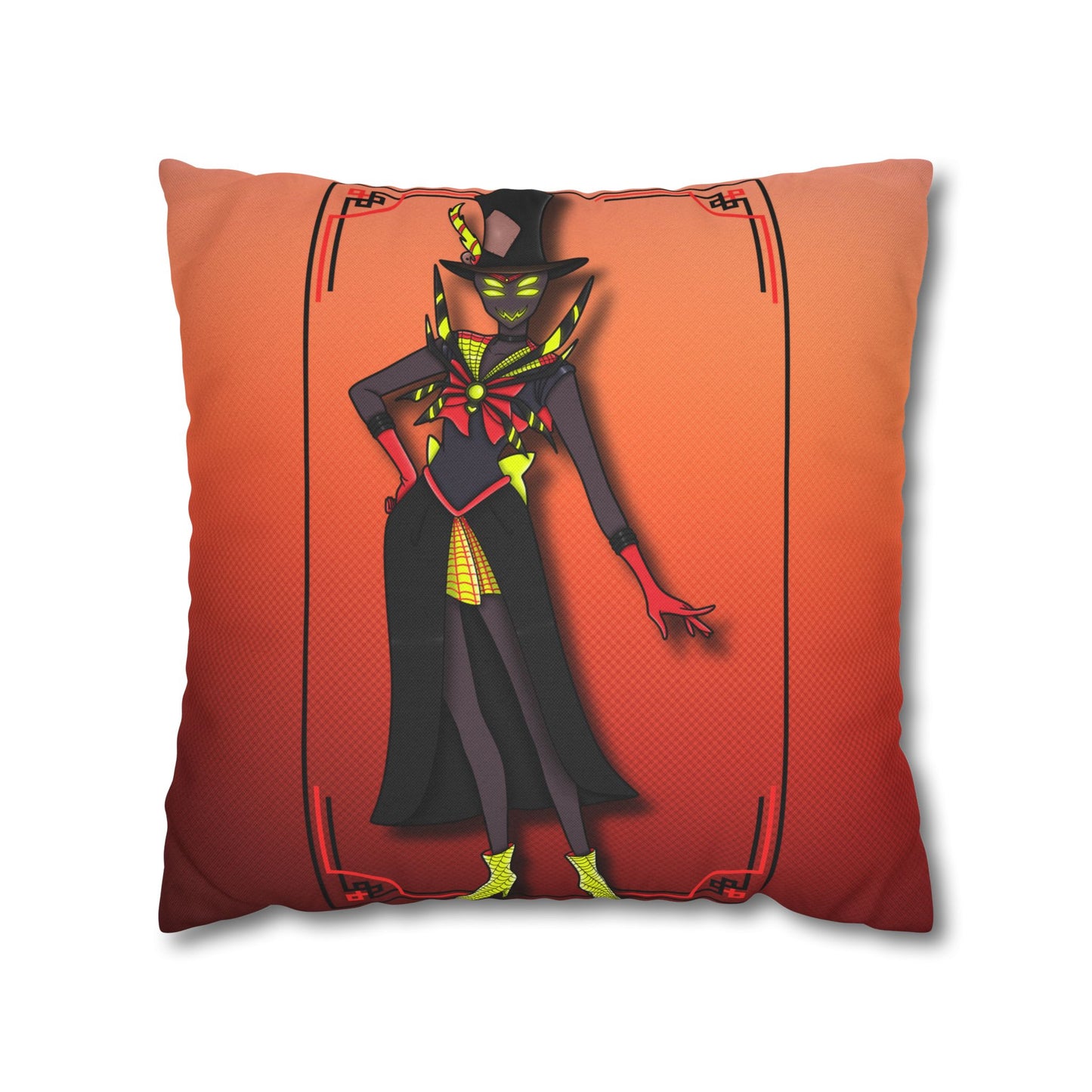 Space Warrior Zestial Spun Polyester Square Pillowcase