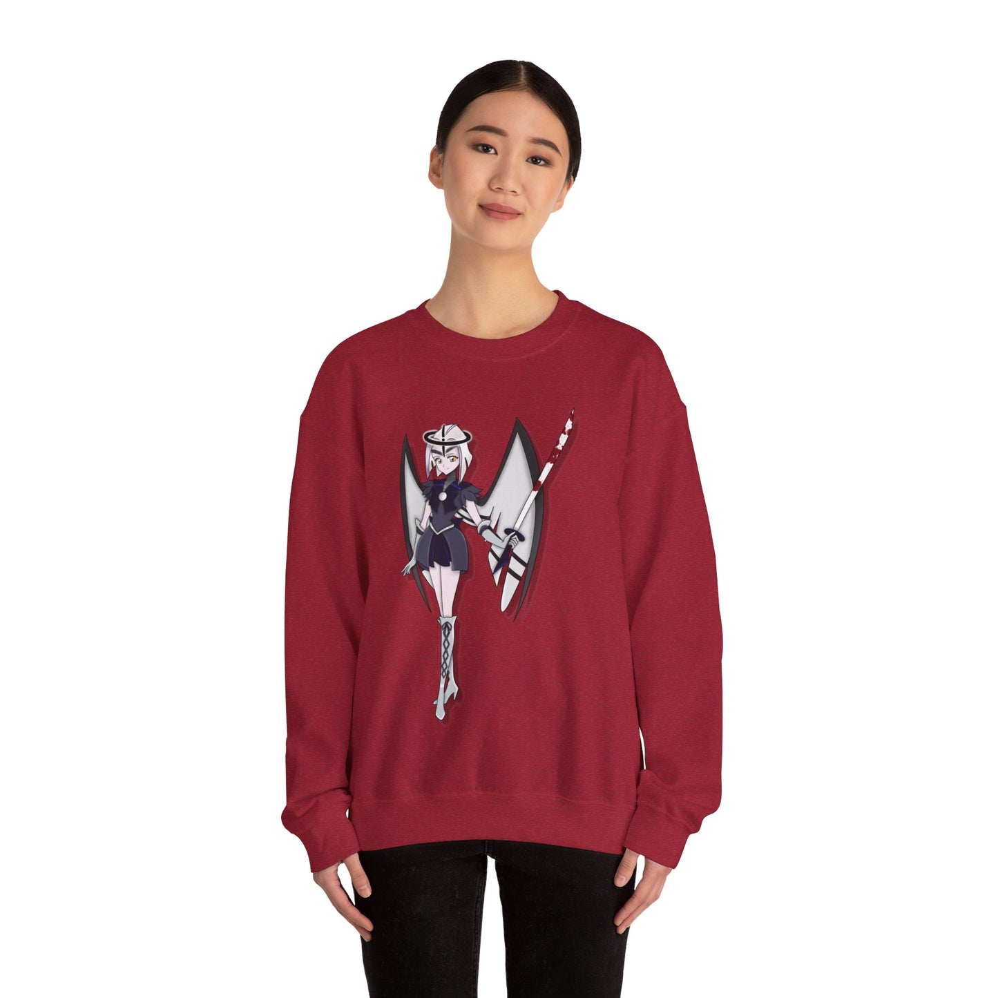 Space Warrior Lute Heavy Blend™ Crewneck Sweatshirt