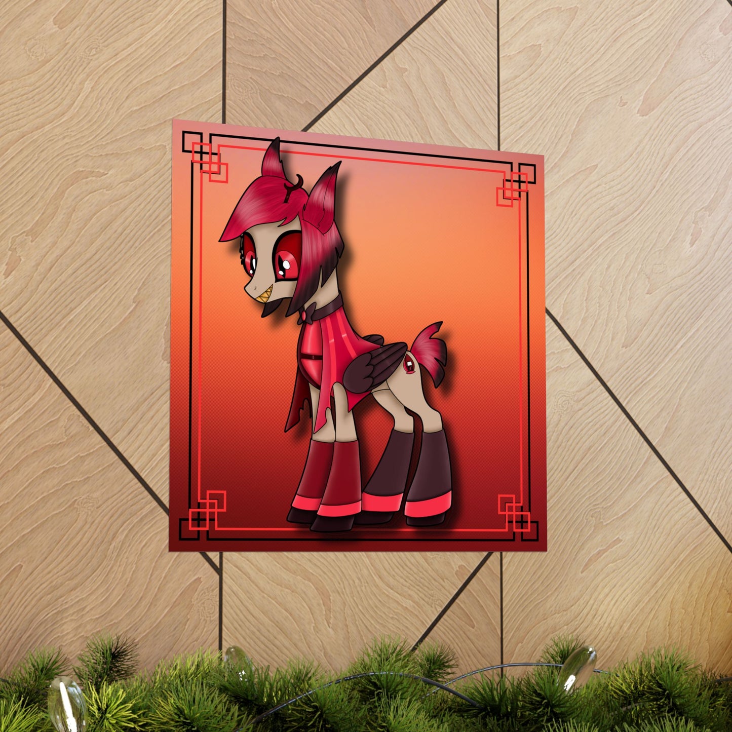 Pony Alastor Matte Vertical Posters