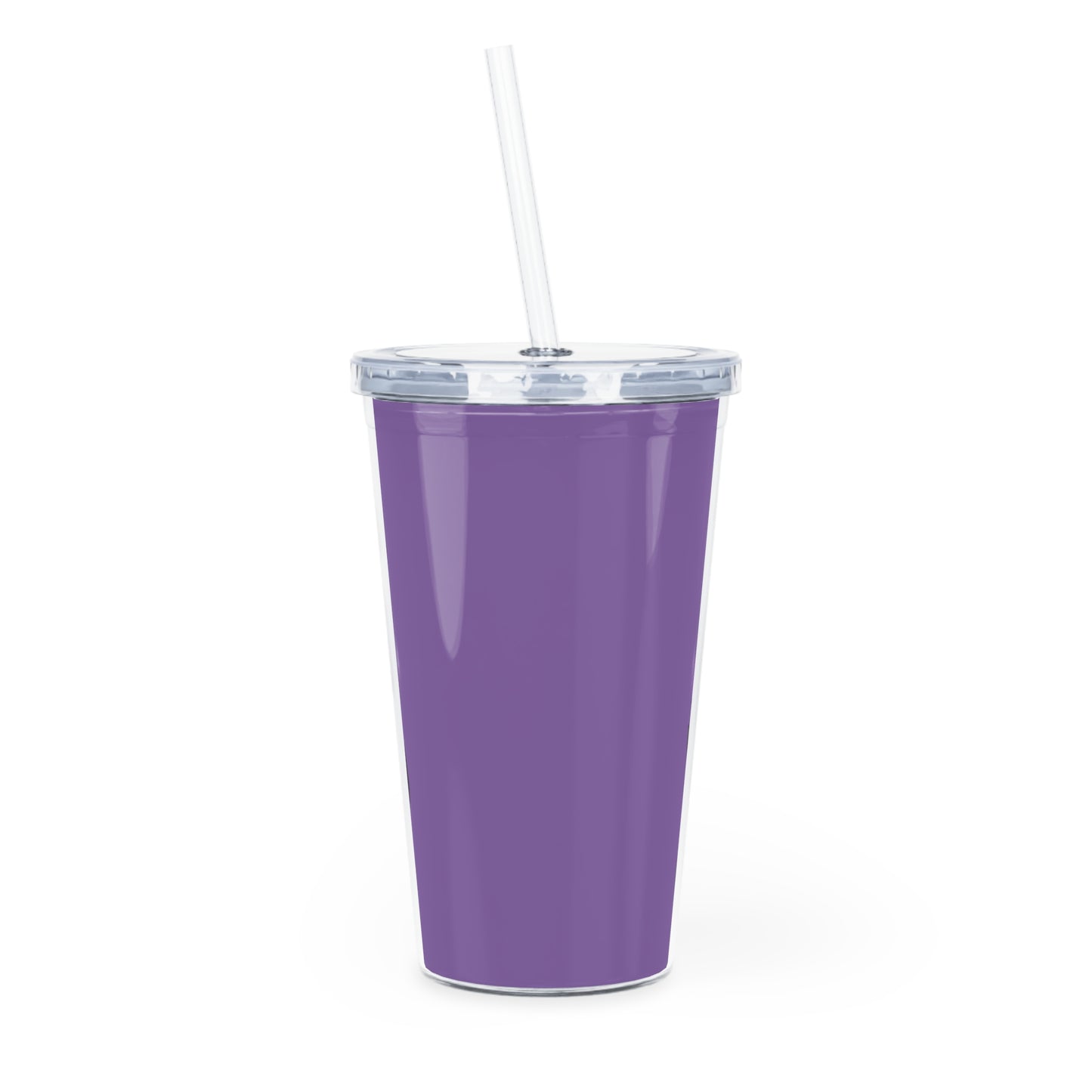 Winged Kitten Plastic Tumbler with Straw