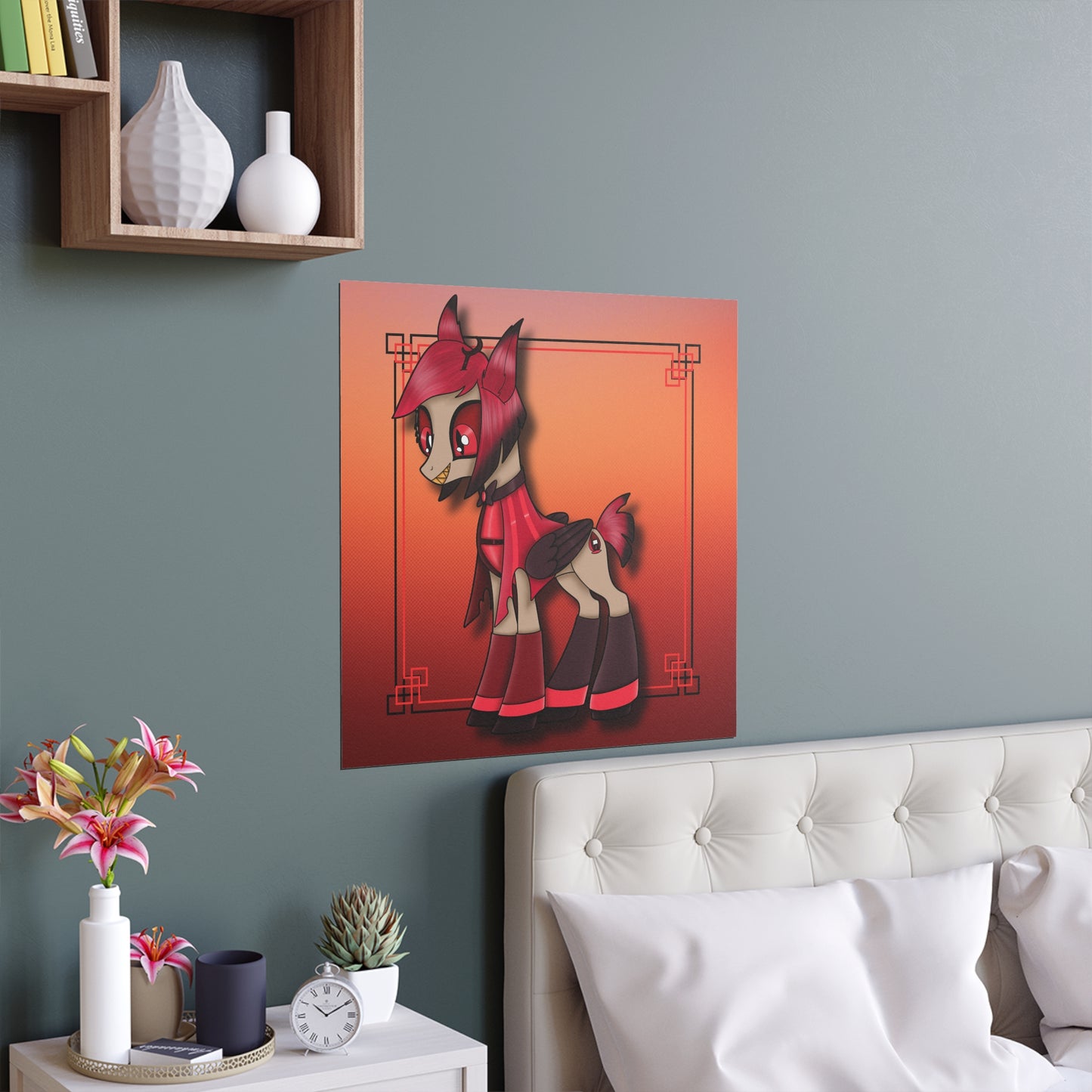 Pony Alastor Indoor and Outdoor Silk Posters