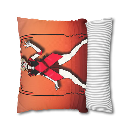 Space Warrior Charlie Spun Polyester Square Pillowcase