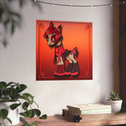 Pony Alastor Matte Vertical Posters