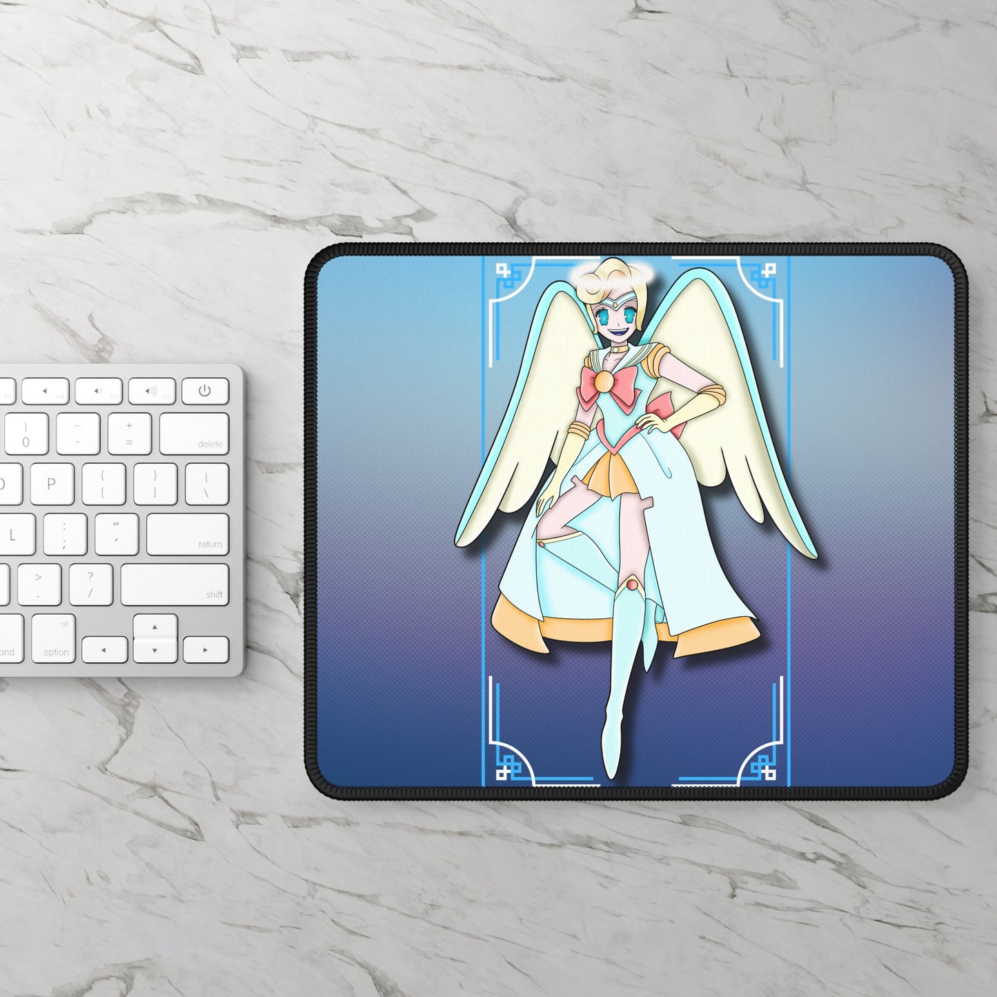 Space Warrior Saint Peter Gaming Mouse Pad