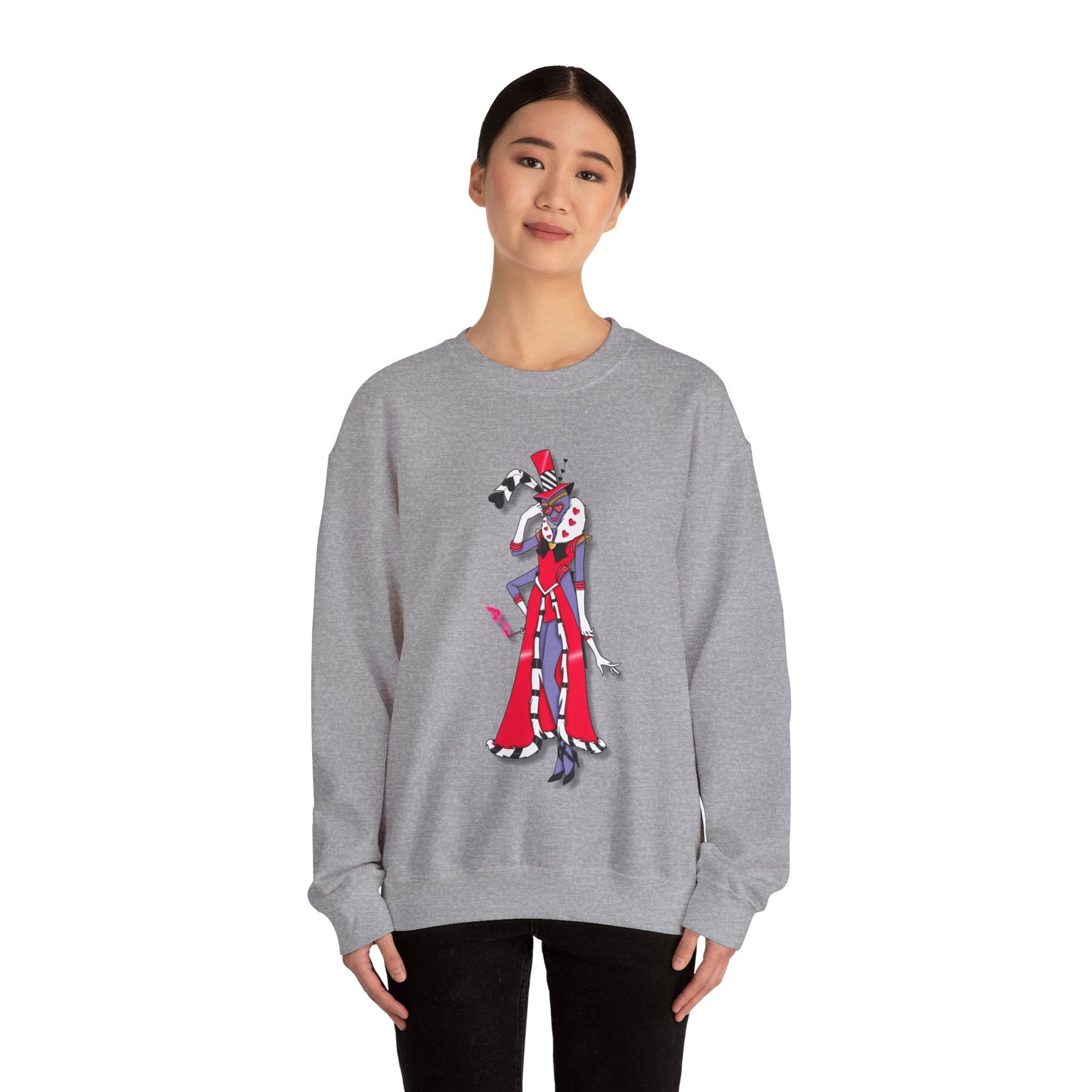 Space Warrior Valentino Heavy Blend™ Crewneck Sweatshirt