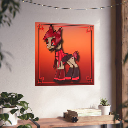 Pony Alastor Matte Vertical Posters